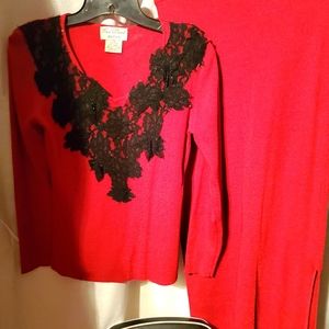 Vintage Fred David Petitie Knit Skirt Set